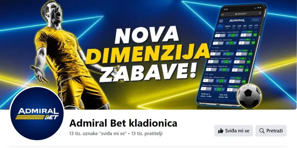 Admiral Bet Facebook