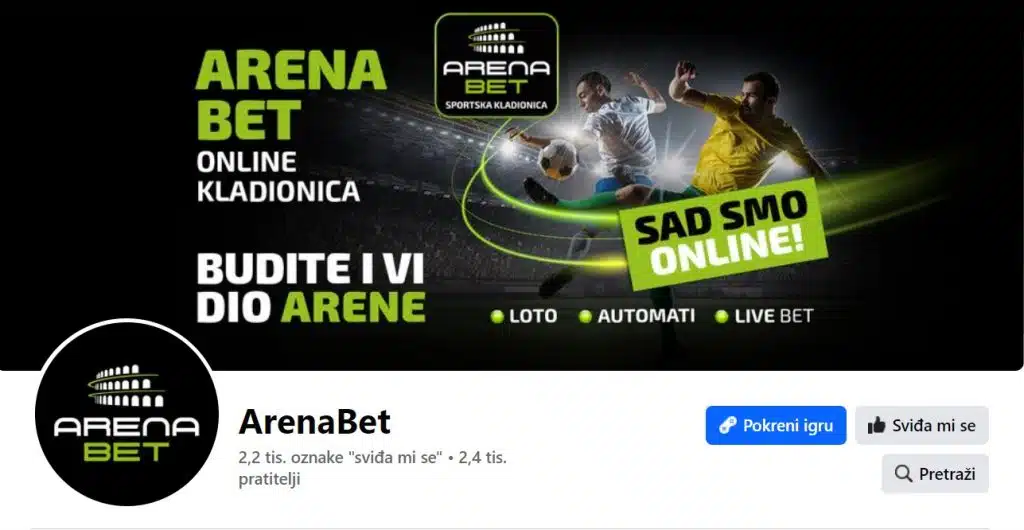 ArenaBet Facebook